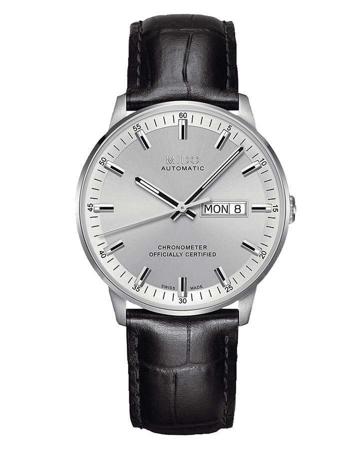 Часы Mido Commander Chronometer M021.431.16.031.00 — мужские, серебристый