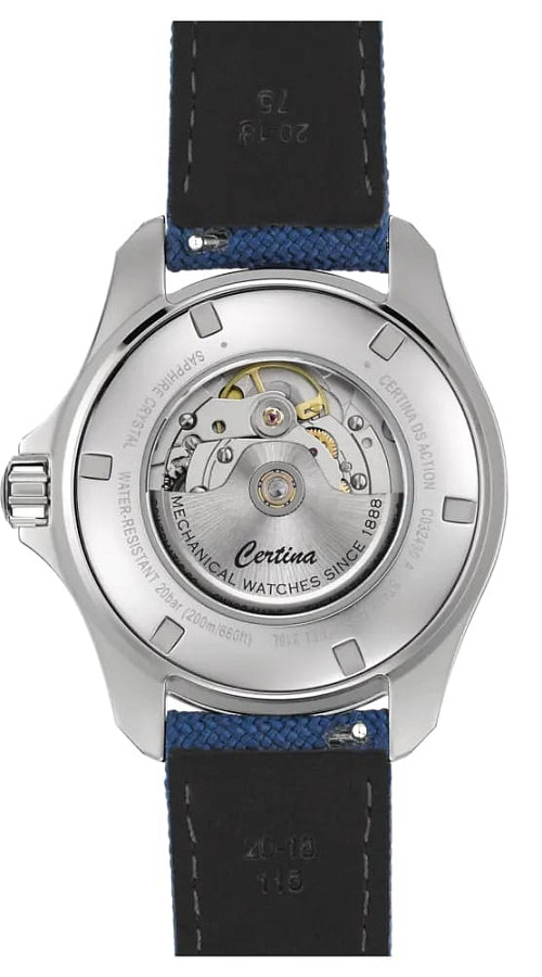 Часы Certina DS Action Day-Date C032.430.18.041.01 — механические, сталь металл