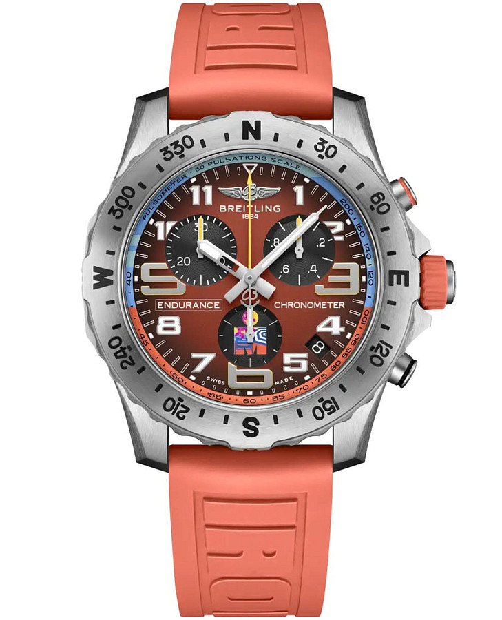 Часы Breitling Professional Endurance Pro 44 mm IRONMAN® 70.3 World Championship 2026 E823107A1O1S1 — мужские, красный