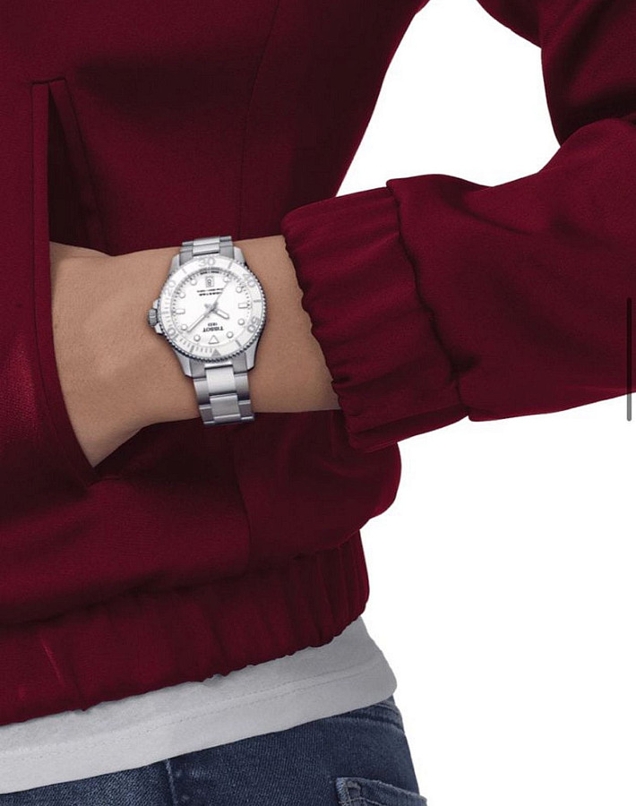 Часы Tissot Seastar 1000 T120.210.11.011.00 — кварцевые, металл сталь