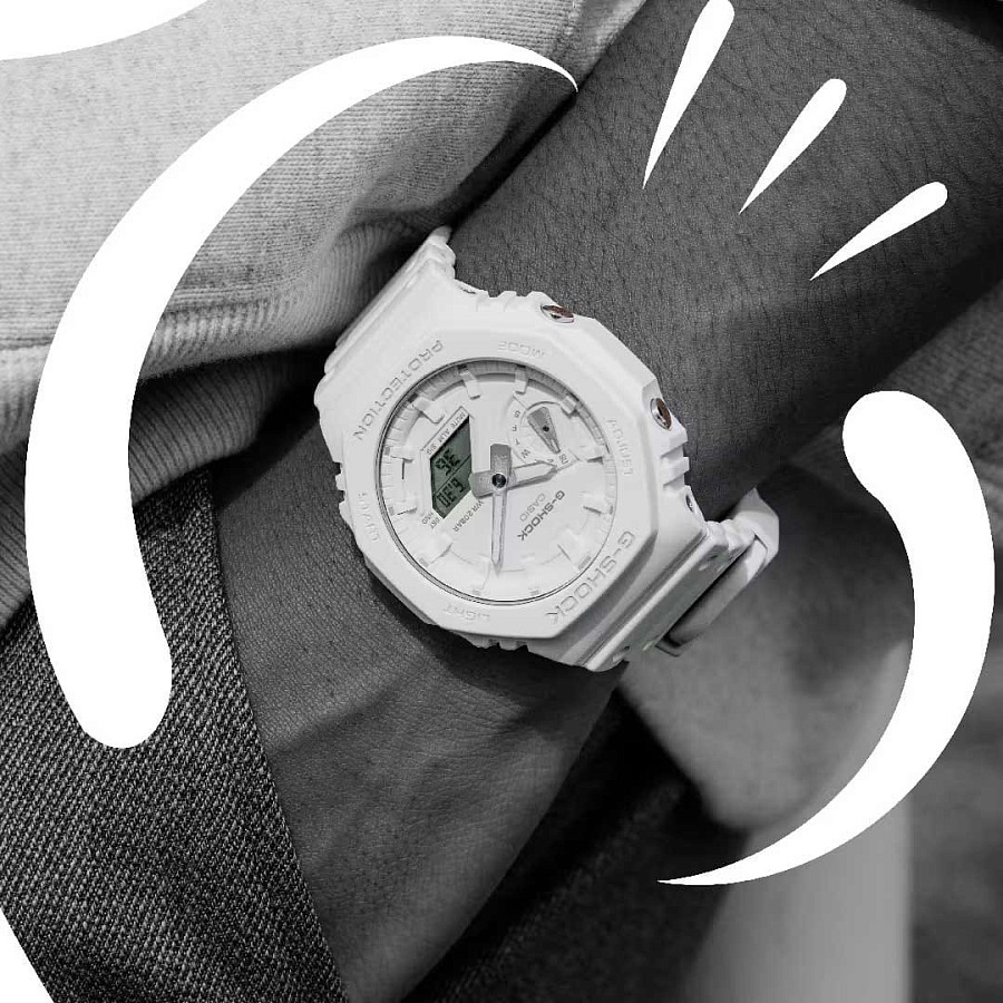 Часы Casio G-Shock GA-2100-7A7DR (GA-2100-7A7) — электронные, пластик карбон