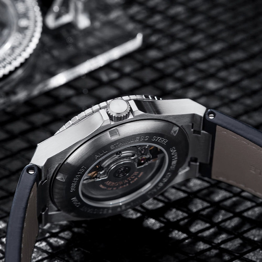 Часы Aerowatch Les Grandes Classiques 60998 AA01 — механические, сталь металл