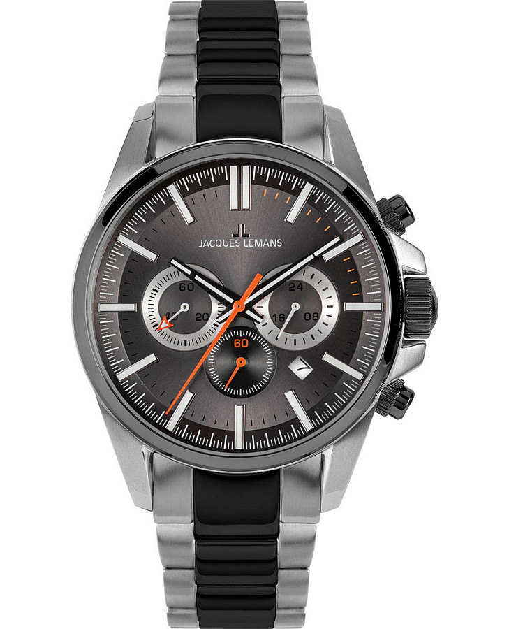 Часы Jacques Lemans Sport 1-2119E — мужские, черный