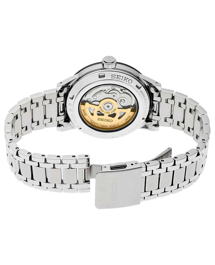 Часы Seiko Presage SRPK61J1 — мужские, серебристый