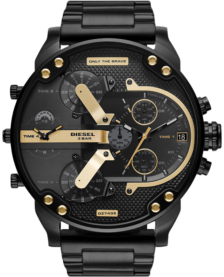 Часы Diesel DZ7435 Mr Daddy 2.0 — мужские, черный