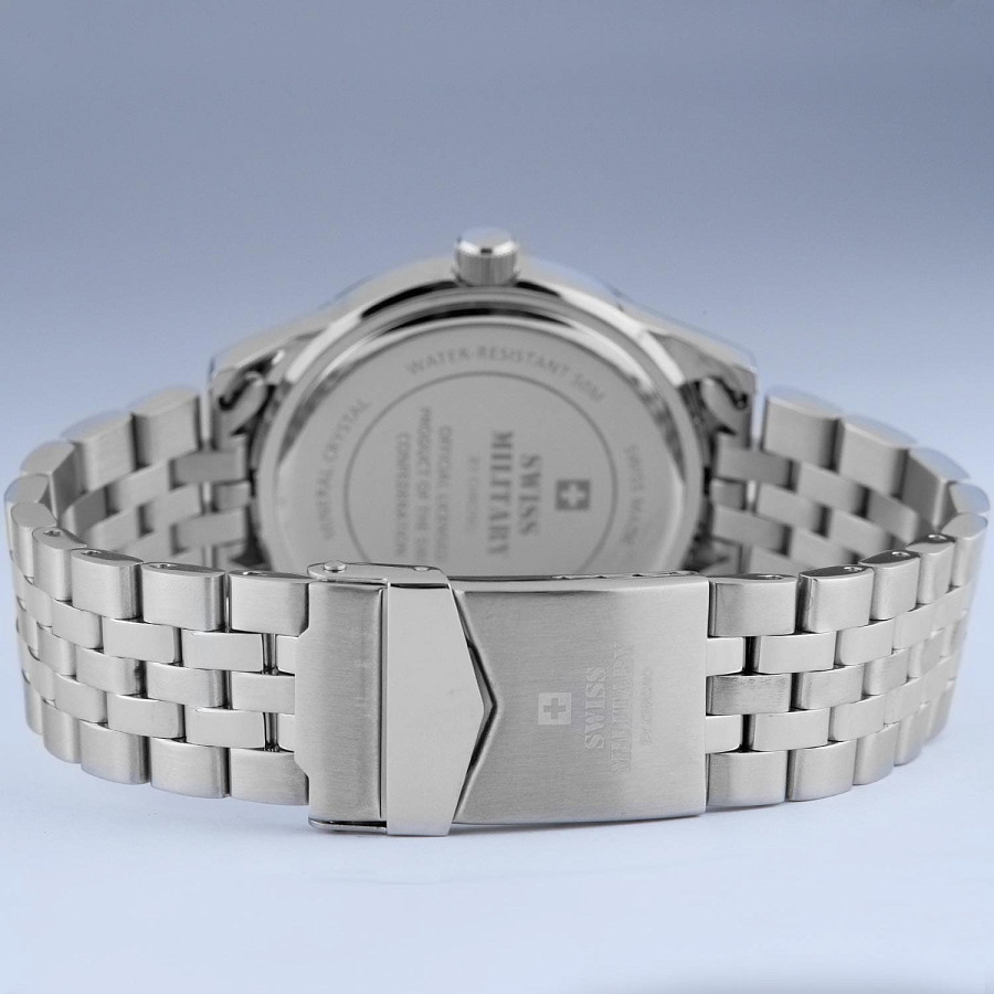 Часы Swiss Military by Chrono SM34094.01 — нержавеющая сталь, мужские
