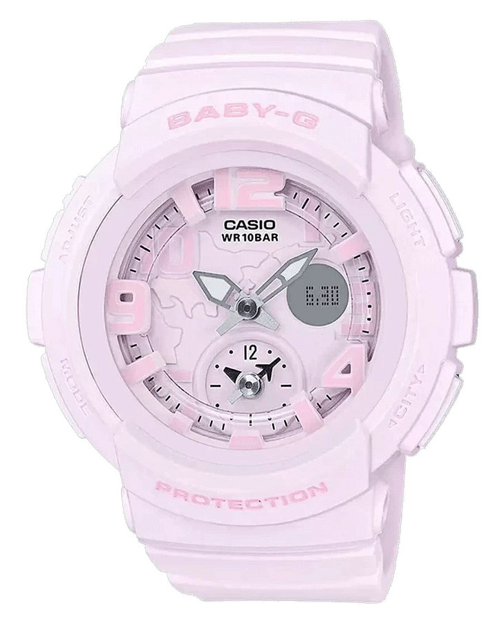 Часы Casio Baby-G BGA-190BC-4BDR — женские, розовый