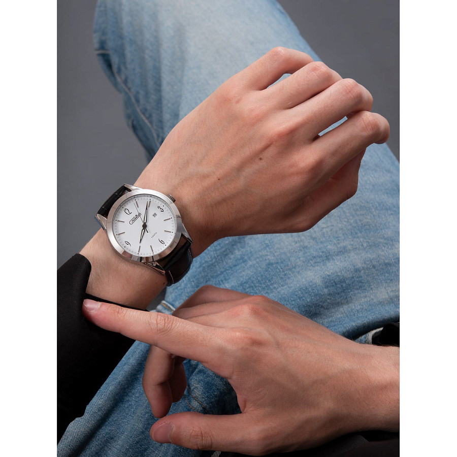 Часы Слава Традиция 2341466/300-2115 — кожаный, мужские