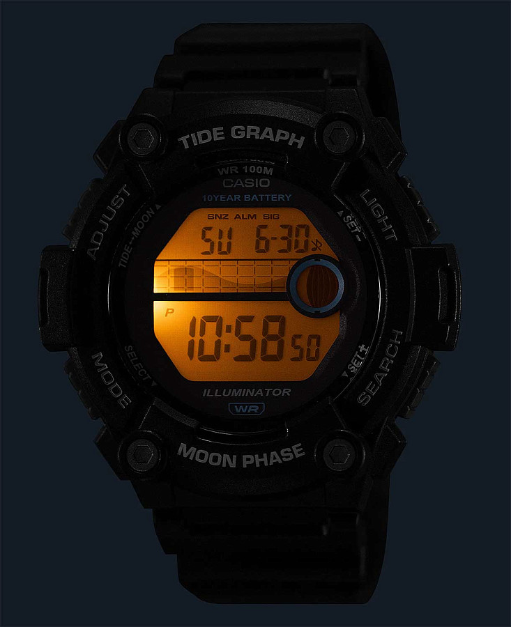 Часы Casio Collection WS-1300H-1A — пластик, мужские