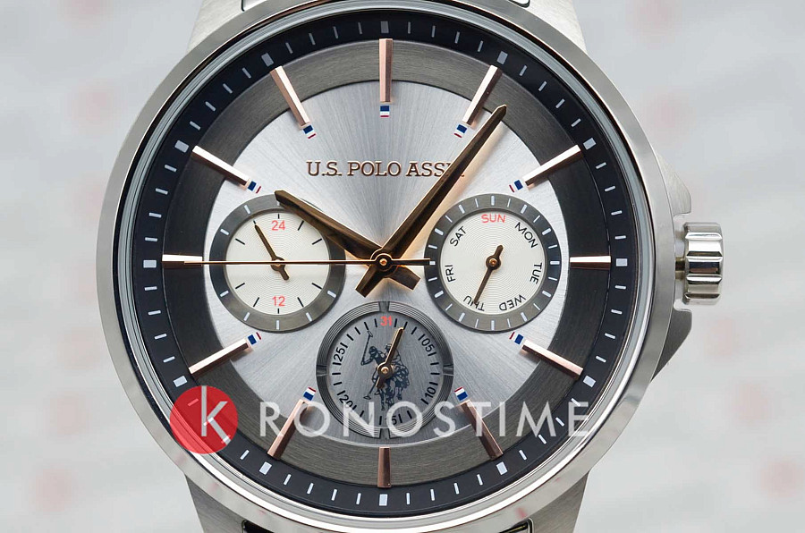 Часы U.S. Polo Assn. Crossing USPA1000B-01 — металл сталь, США