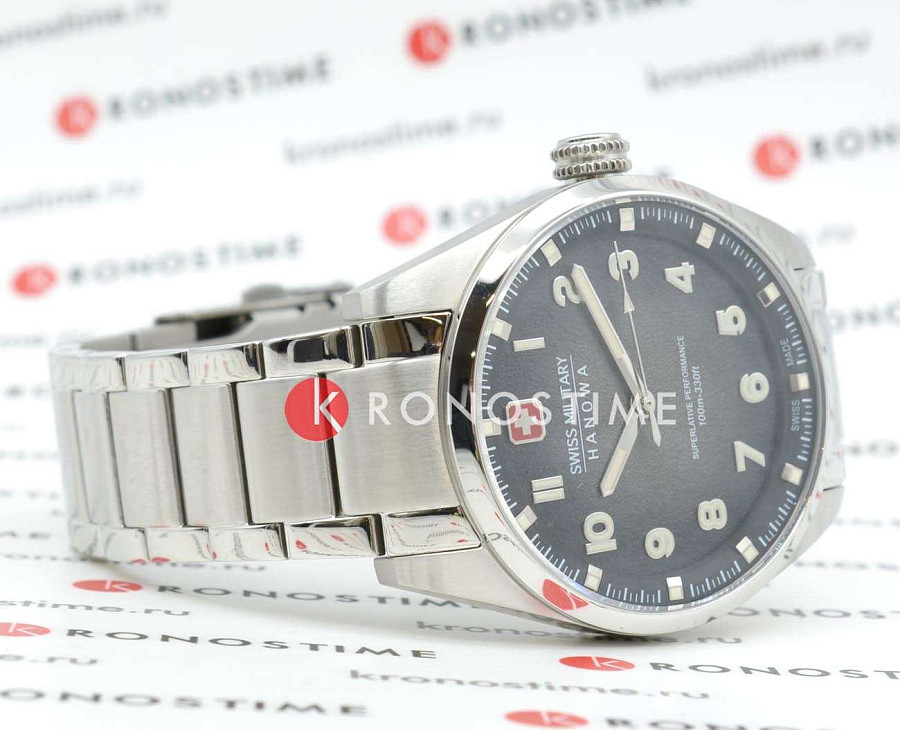 Часы Swiss Military Hanowa Greyhound SMWGG0001503 — нержавеющая сталь, мужские