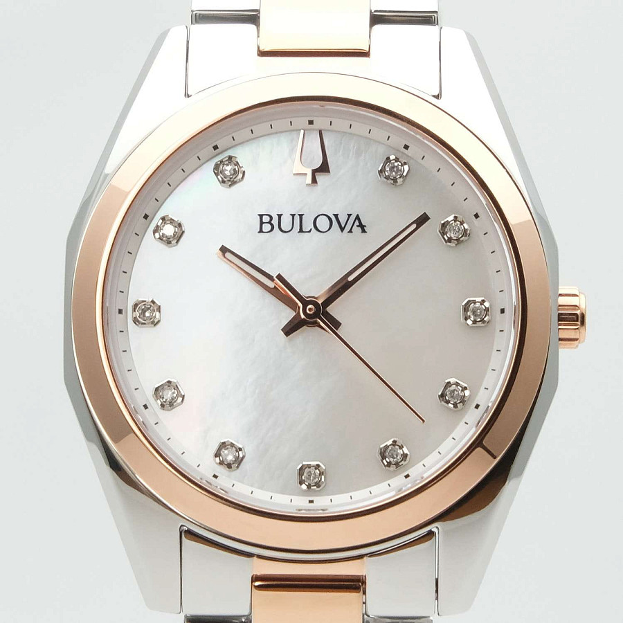 Часы Bulova Surveyor 98P207 — кварцевые, металл сталь