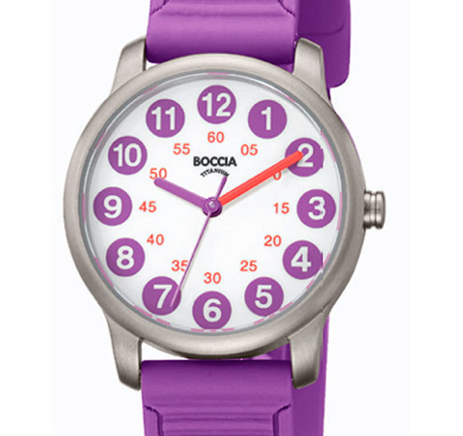 Часы Boccia Titanium 3373-03 — кварцевые, титан