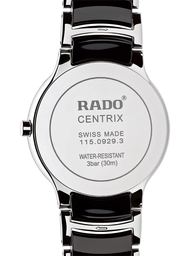 Часы Rado Centrix R30934172 — кварцевые, сталь металл
