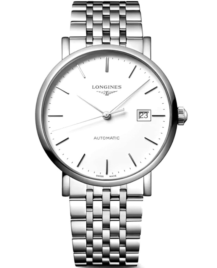 Часы Longines Elegance Elegant Collection 39 mm L4.910.4.19.6 — мужские, белый