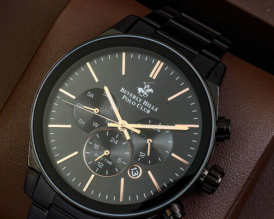 Часы Beverly Hills Polo Club BP3223X.450 — нержавеющая сталь с ip-покрытием, мужские