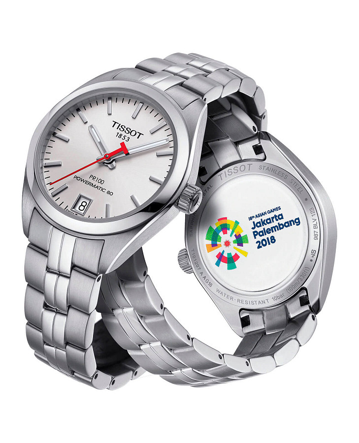 Часы Tissot PR 100 Asian Games Edition Lady T101.207.11.011.00 — сталь металл, Швейцария