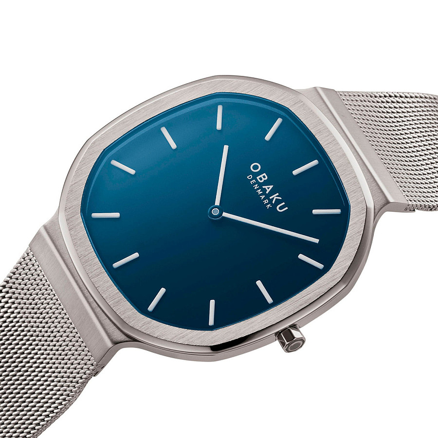Часы Obaku Oktant V253GXJLMJ — мужские, нержавеющая сталь