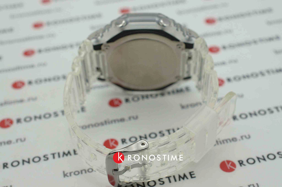 Часы Casio G-Shock GA-2100SRS-7A — прозрачный, карбон пластик