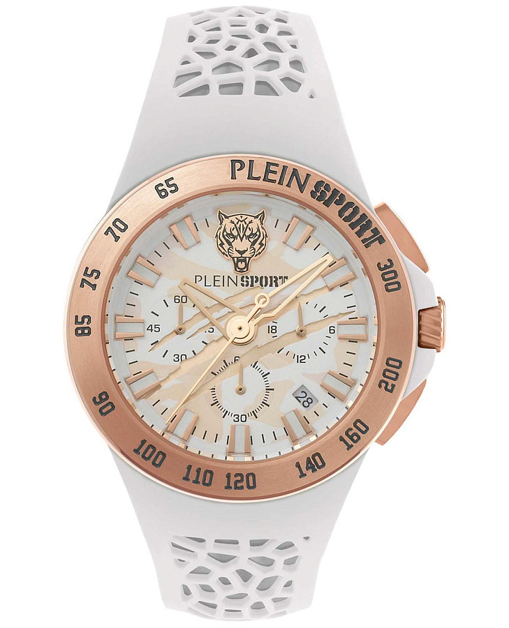 Часы Plein Sport Thunderstorm Chrono PSABA0723 — мужские, белый