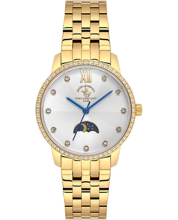 Часы Santa Barbara Polo & Racquet Club Unique SB.1.10638-2 — женские, серебристый