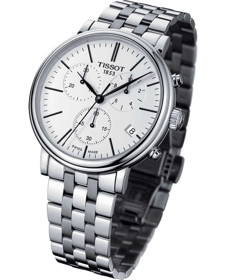 Часы Tissot Carson Premium Chronograph T122.417.11.011.00 — артикул T1224171101100