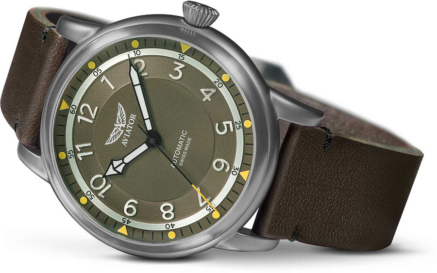 Часы Aviator Douglas Dakota V.3.31.0.227.4 — механические, сталь металл