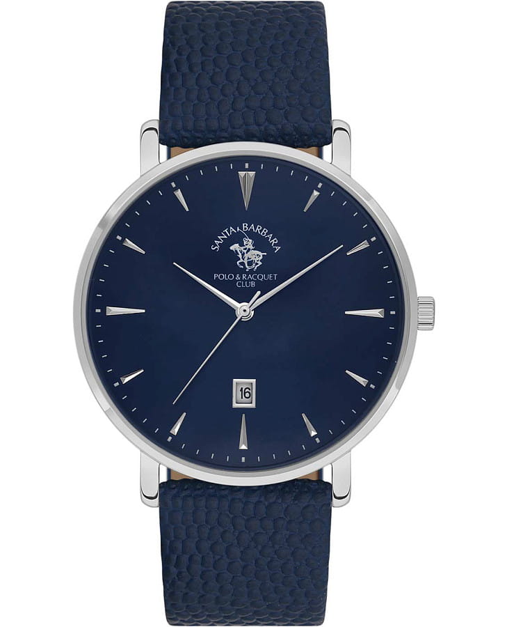 Часы Santa Barbara Polo & Racquet Club SB.8.10009-3 — мужские, синий