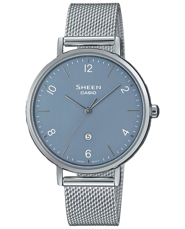 Часы Casio Sheen SHE-4562M-2A — женские, голубой