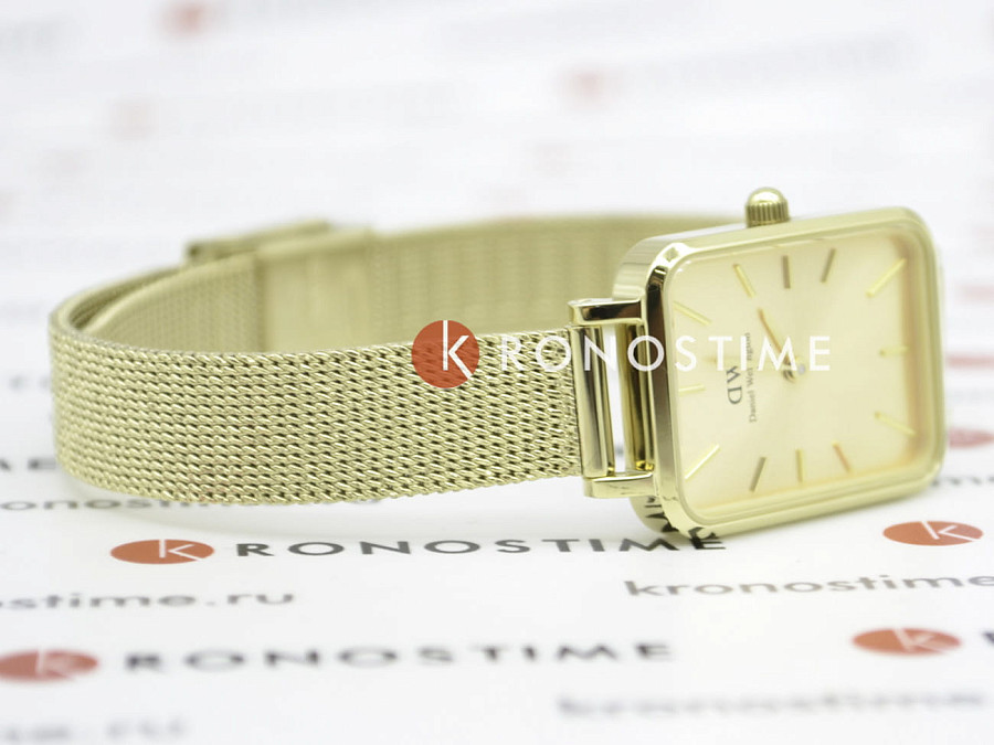 Часы Daniel Wellington Quadro Pressed Unitone DW00100485 — женские, нержавеющая сталь