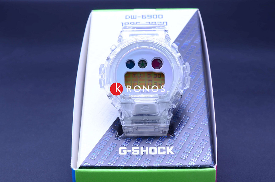 Часы Casio G-Shock DW-6900SP-7 — мужские, электронные