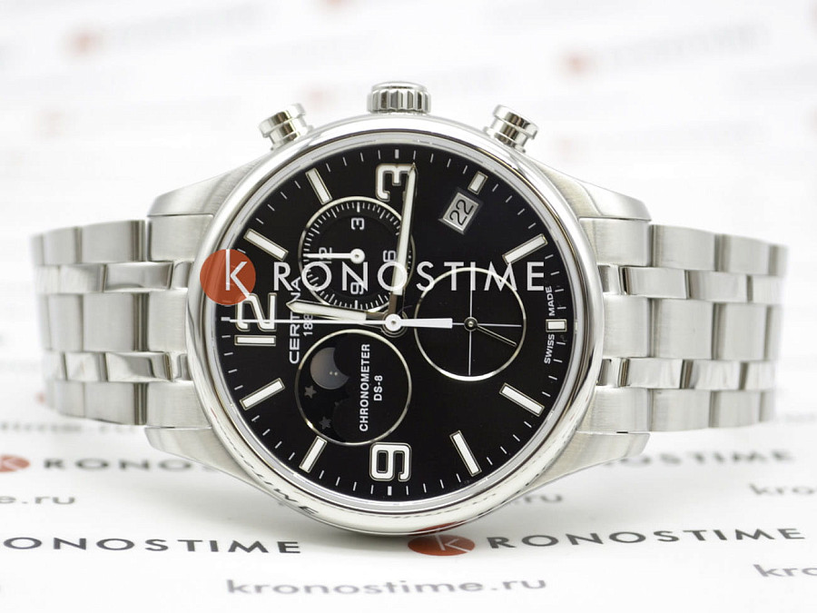 Часы Certina DS-8 Moon Phase C033.460.11.057.00 — сталь металл, Швейцария