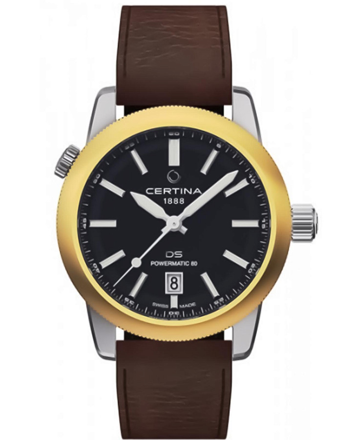 Часы Certina DS+ C041.407.19.051.90 — мужские, черный