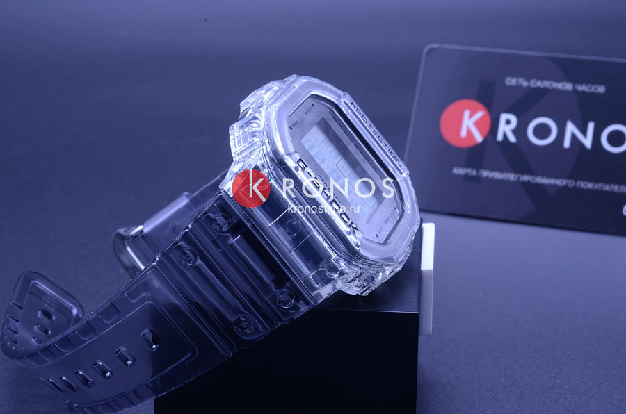 Часы Casio G-Shock DW-5600SK-1 — прозрачный, пластик
