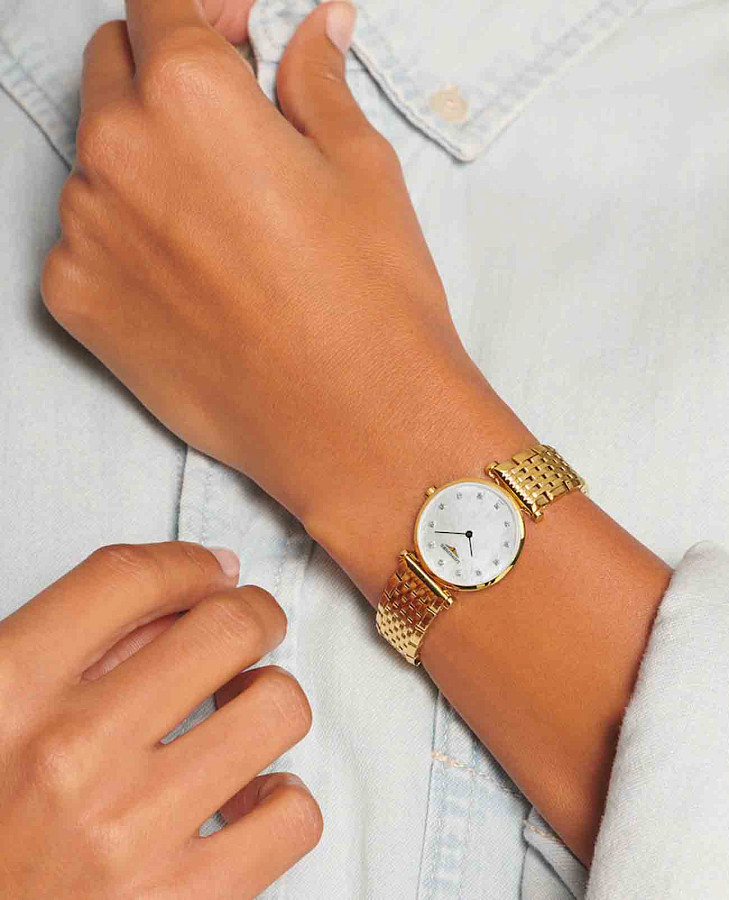 Часы Longines La Grande Classique L4.209.2.87.8 — сталь c pvd покрытием, женские
