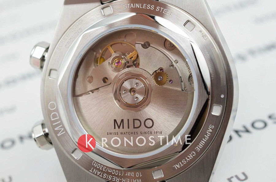 Часы Mido Multifort 8 Two Crowns M047.507.11.081.00 — мужские, нержавеющая сталь