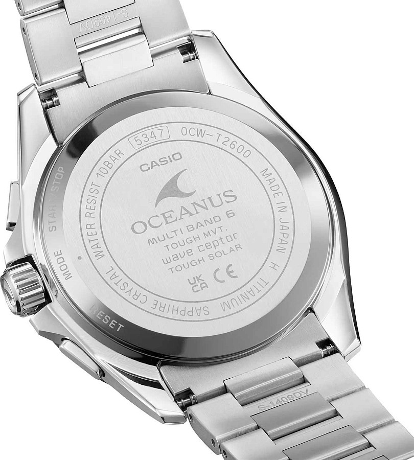 Часы Casio Oceanus OCW-T2600J-7A — серебристый, титан