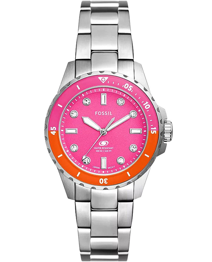 Часы Fossil Blue Dive ES5351 — женские, розовый