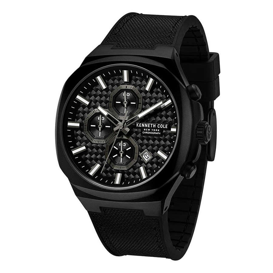 Часы Kenneth Cole Dress Sport KCWGO0059603 — мужские, нейлон + силикон