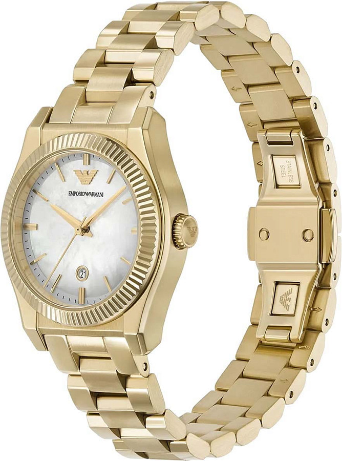 Часы Emporio Armani Federica AR11657 — перламутровый, сталь металл