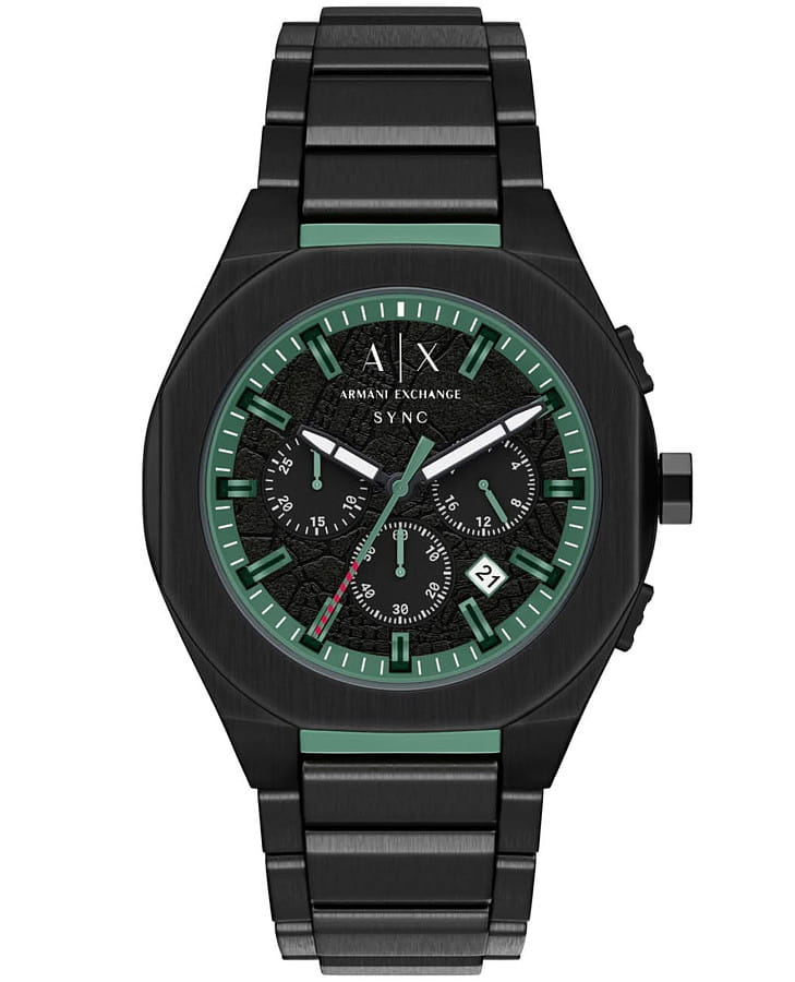 Часы Armani Exchange Sync AX4294 — мужские, зеленый