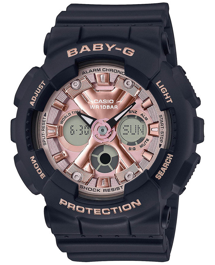 Часы Casio Baby-G BA-130-1A4DR (BA-130-1A4ER) — женские, розовый