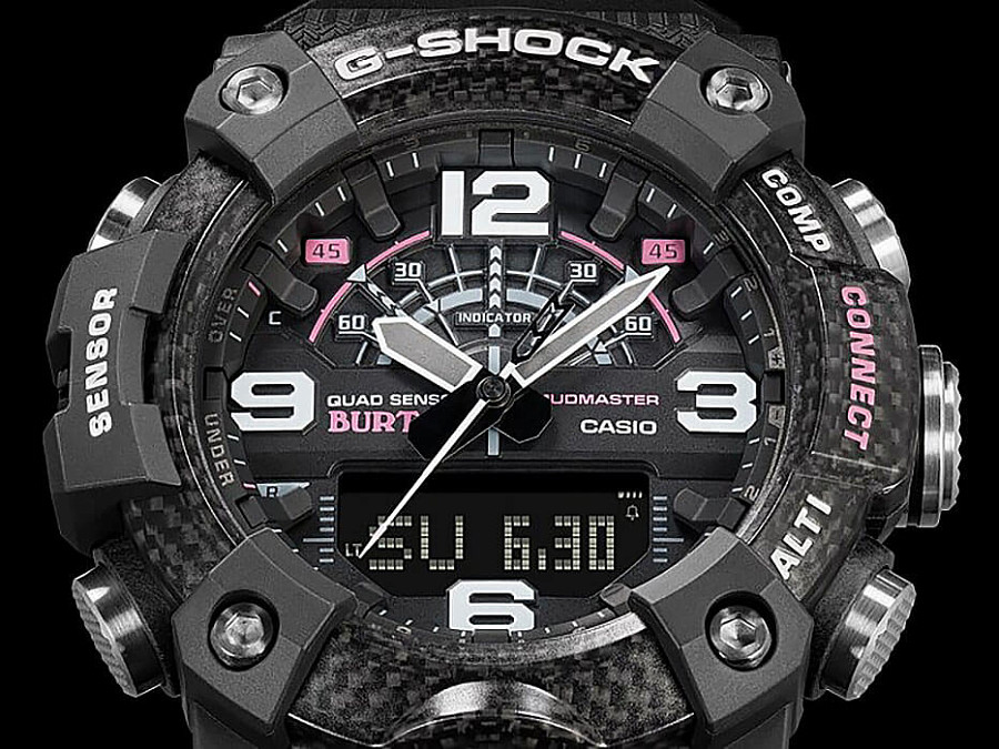 Часы Casio G-Shock GG-B100BTN-1A — карбон, Япония
