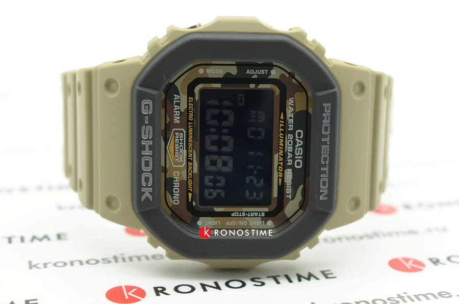 Часы Casio G-Shock DW-5610SUS-5 — тканевый, мужские