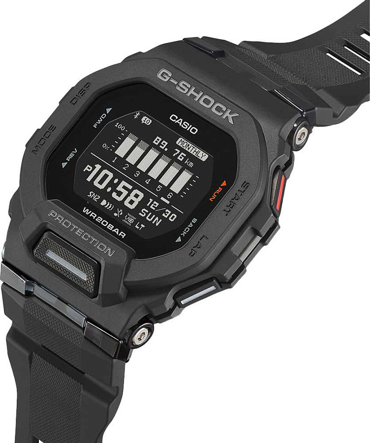Часы Casio G-Shock GBD-200-1DR (GBD-200-1) — электронные, пластик