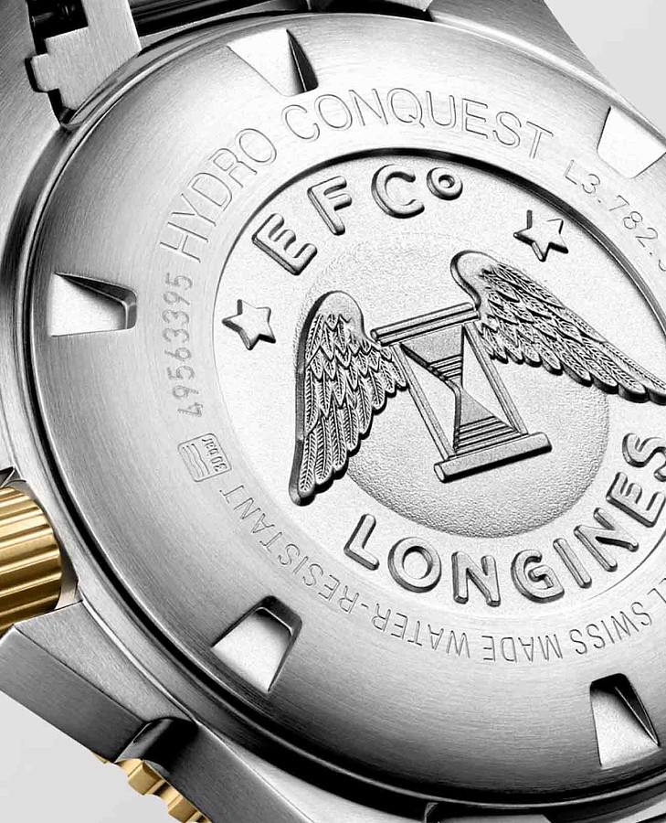 Часы Longines HydroConquest L3.782.3.06.7 — зеленый, металл сталь