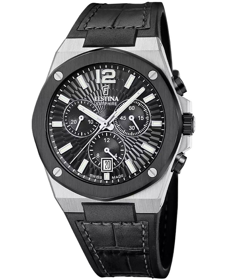 Часы Festina Swiss Made F22003/4 — мужские, черный