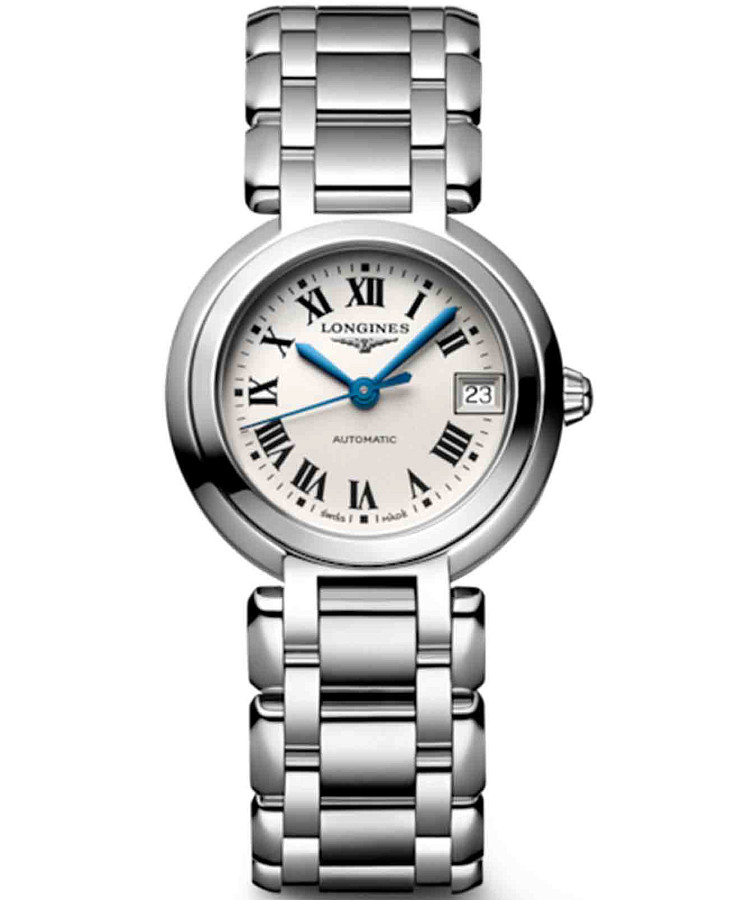 Часы Longines PrimaLuna L8.111.4.71.6 — женские, серебристый