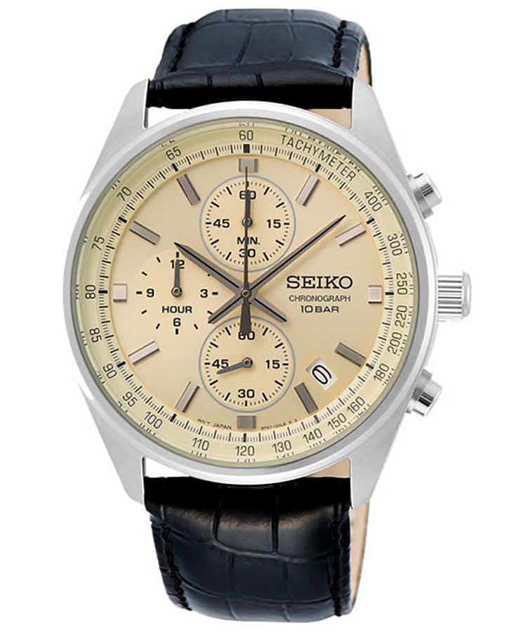 Часы Seiko Conceptual Series Dress SSB383P1 — мужские, бежевый