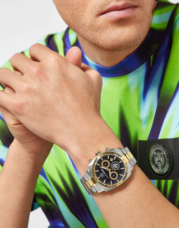 Часы Plein Sport Wildcat PSGBA1223 — кварцевые, металл сталь